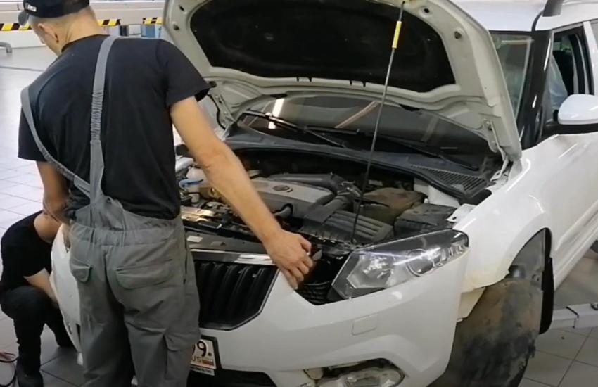 Замена переднего бампера Шкода Йети в Москве - сеть надежных ...